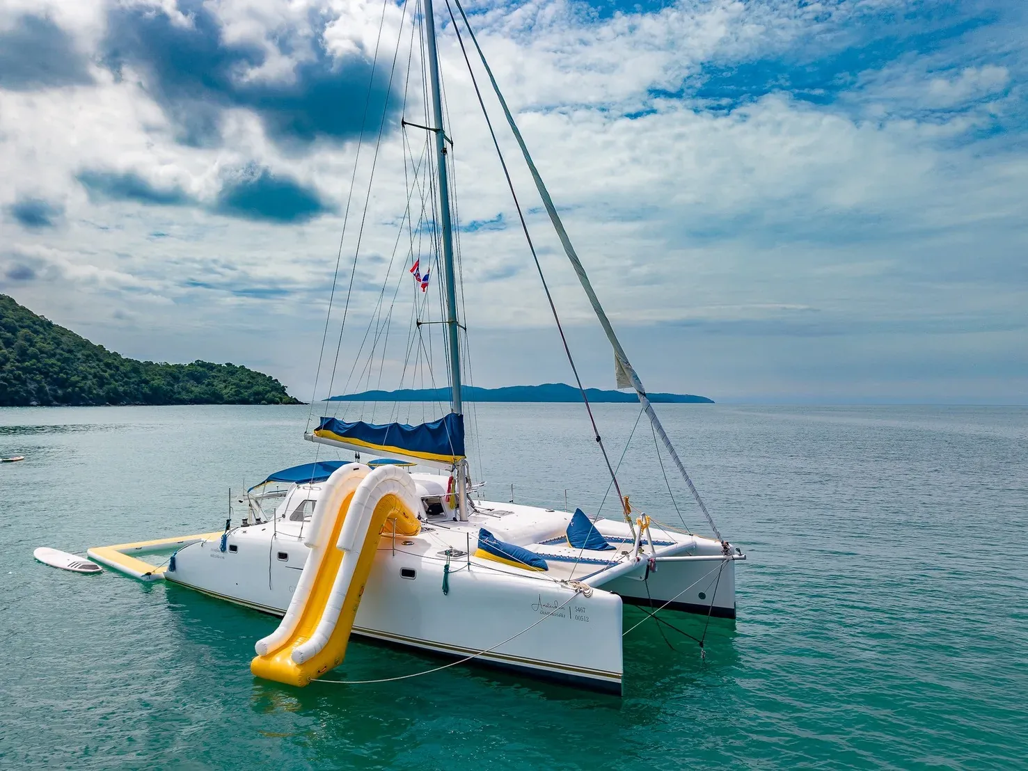 Amsterdam, 38 ft yacht departing Ocean Marina