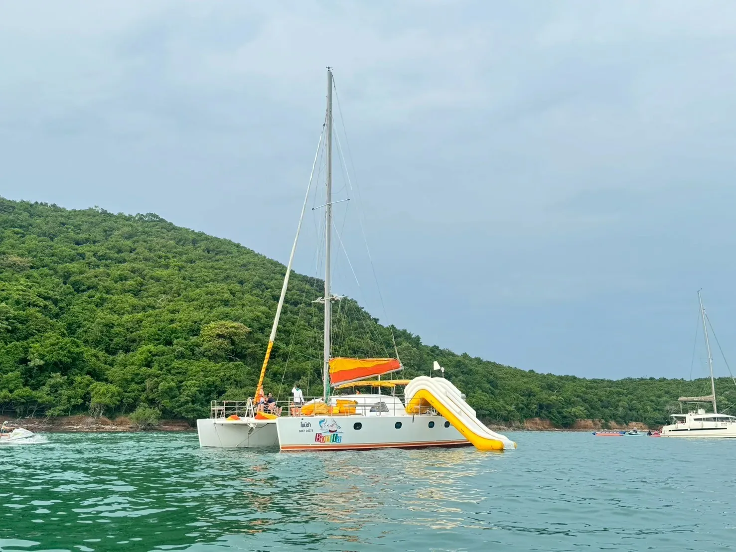 Bonita, 50 ft yacht departing Ocean Marina
