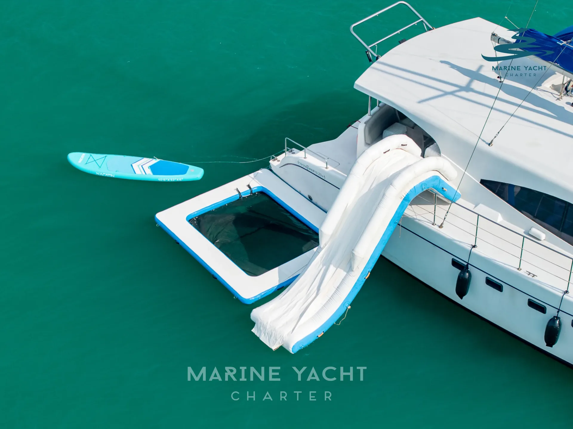 Japieng 6, 45 ft yacht departing Ocean Marina
