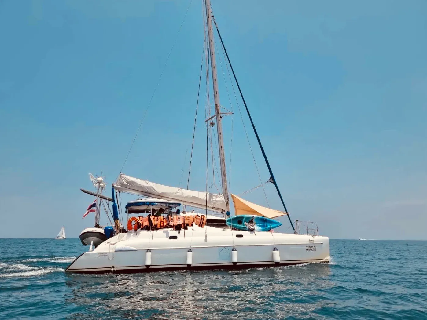 Karisa, 38 ft yacht departing Ocean Marina