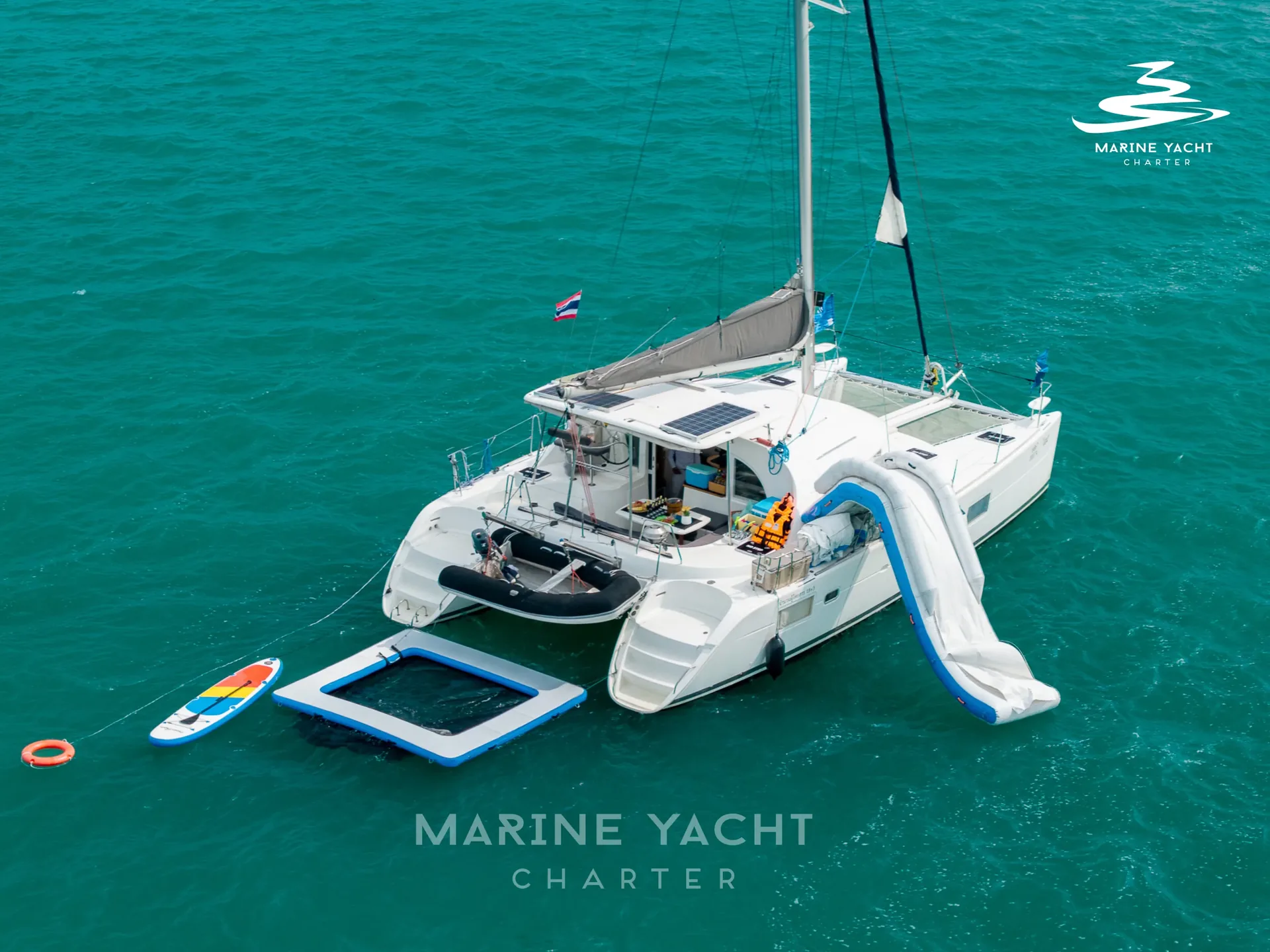 Oma, 38 ft yacht departing Ocean Marina
